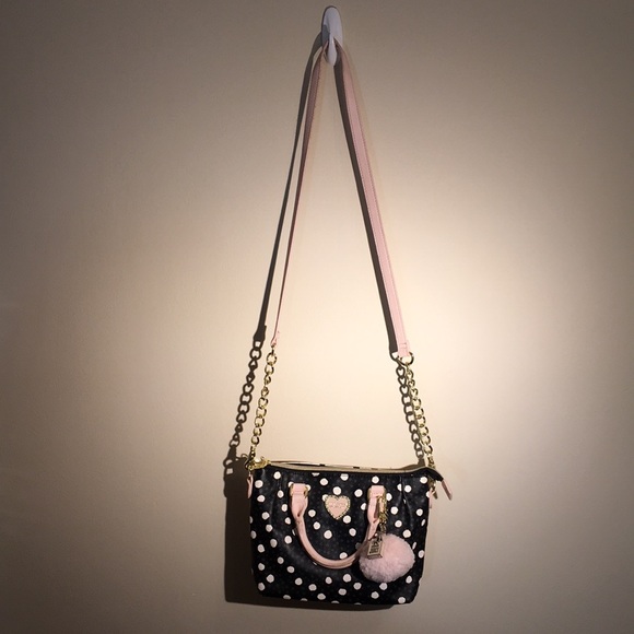 Betsey Johnson Handbags - Betsey Johnson | Adorable Polkadot Crossbody Bag